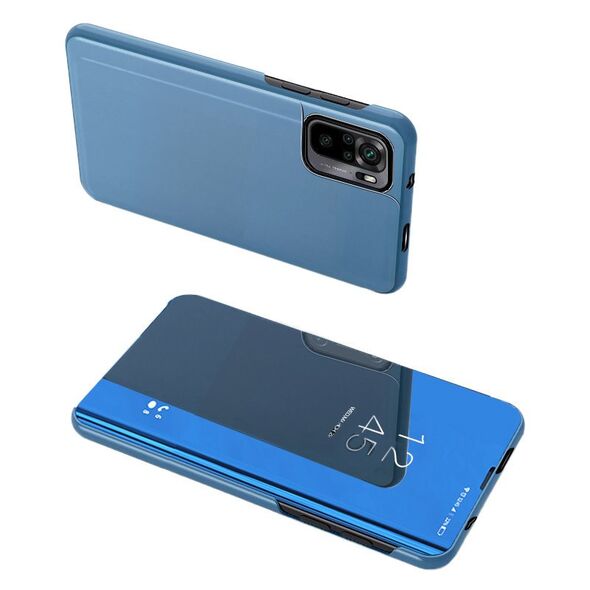 Clear View Case blue Poco M4 Pro 5G flip cover