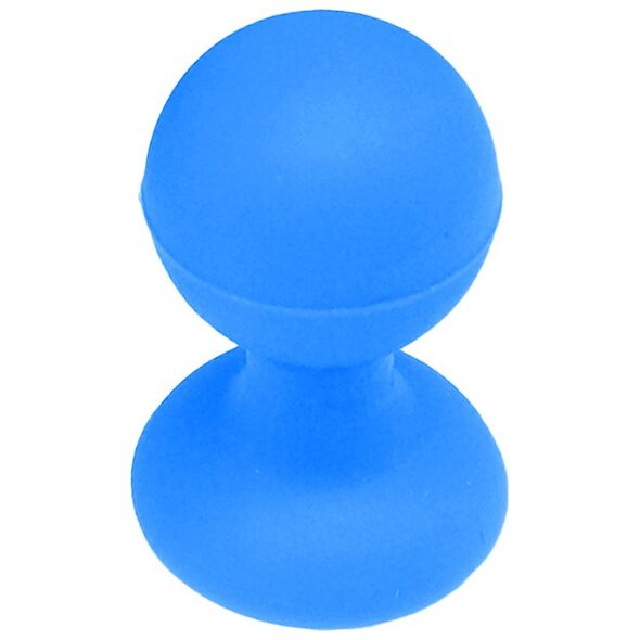 Phone holder with a round head - blue