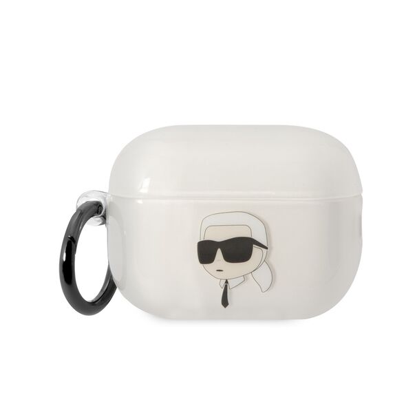 Karl Lagerfeld case for AirPods Pro 2 KLAP2HNIKTCT transparent TPU NFT 3666339099299