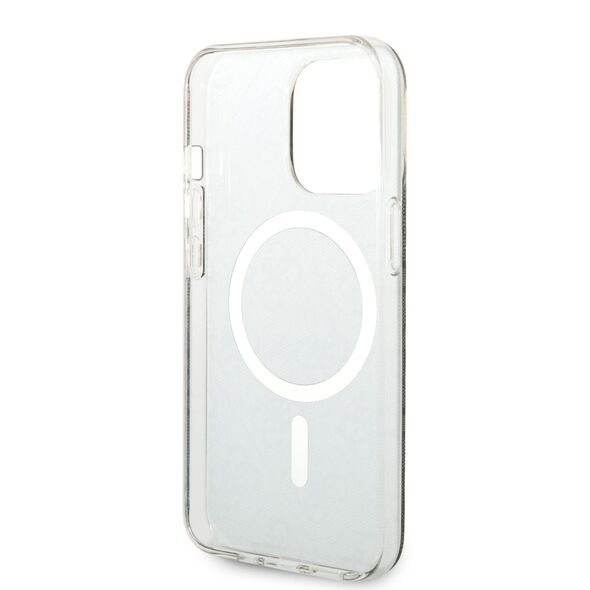 Guess Apple iPhone 13 Pro (6.1) 4G IML MagSafe hátlapvédő tok barna (GUHMP13LH4STW)