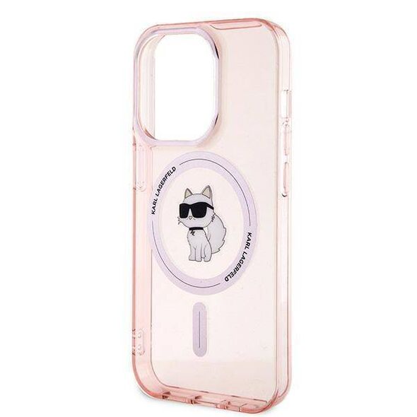 Original Case IPHONE 14 PRO MAX Karl Lagerfeld Hardcase IML Choupette MagSafe (KLHMP14XHFCCNOP) pink 3666339162504