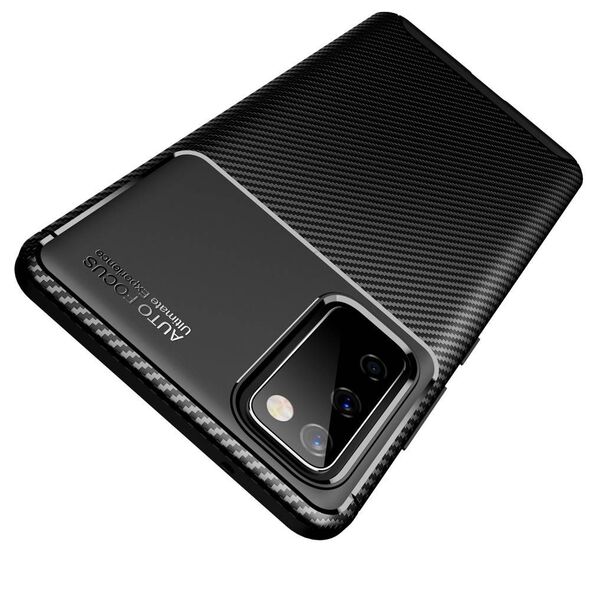 Samsung G995 Galaxy S21 Plus (2021) Carbon Fiber ütésálló szilikon tok kék 5902429902314