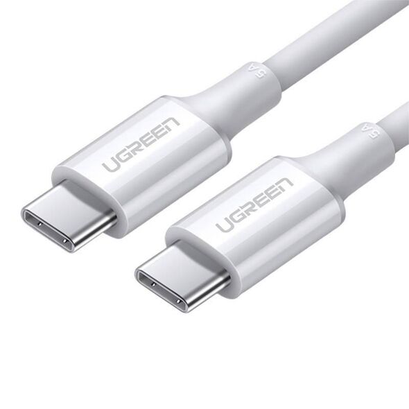 Cable USB-C Male to USB-C Male 2.0 UGREEN US300, 2m (white) 6957303865529