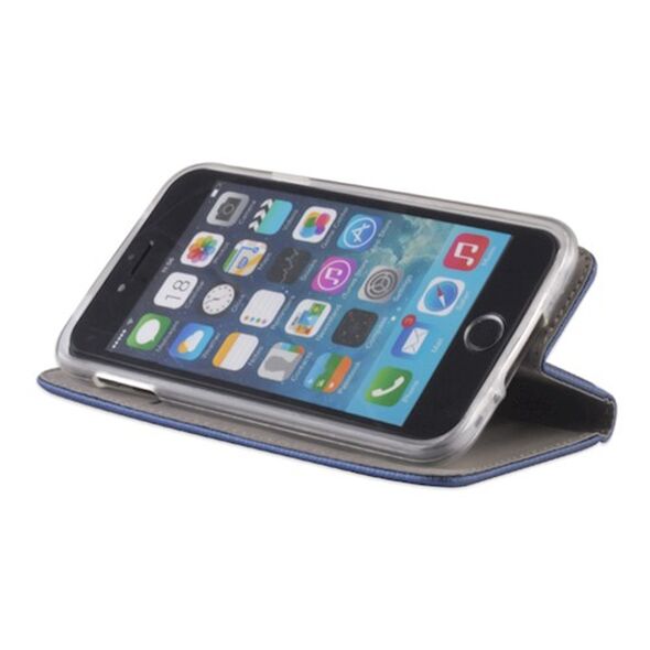 Smart Magnet case for iPhone 16 Pro 6,3&quot; navy blue 5907457780606