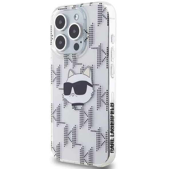 Original Case APPLE IPHONE 15 PRO MAX Karl Lagerfeld Hardcase IML Choupette MagSafe (KLHCP15XHKLPCHT) transparent 3666339286316