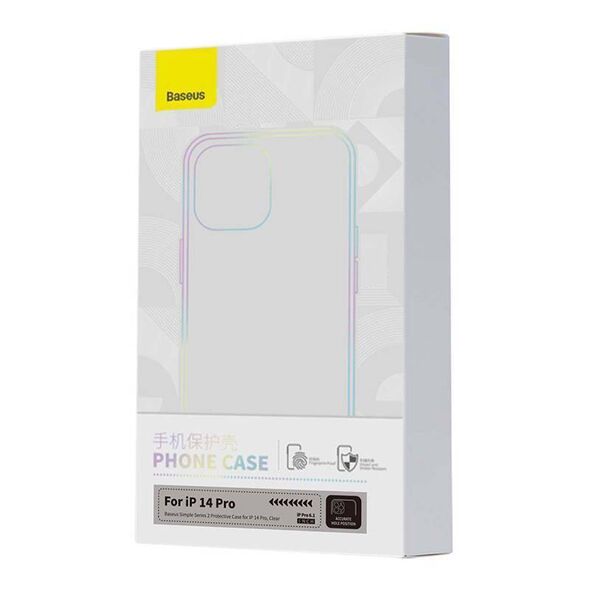 Case IPHONE 14 PRO Baseus Simple transparent 6932172630034