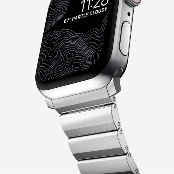 Strap for APPLE WATCH 4 / 5 / 6 / 7 / 8 / 9 / SE / ULTRA 1 / 2 (42 / 44 / 45 / 49 MM) Tech-Protect Steelband silver 5906302300495