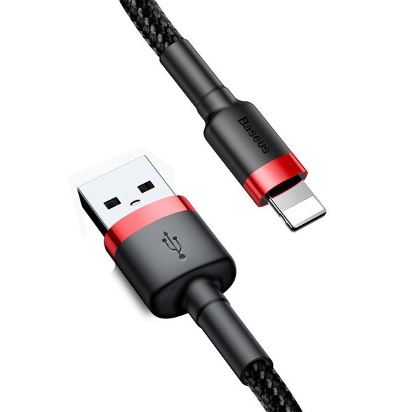 Baseus Cafule USB Lightning Cable 1,5A 2m (Black+Red) 6953156275027