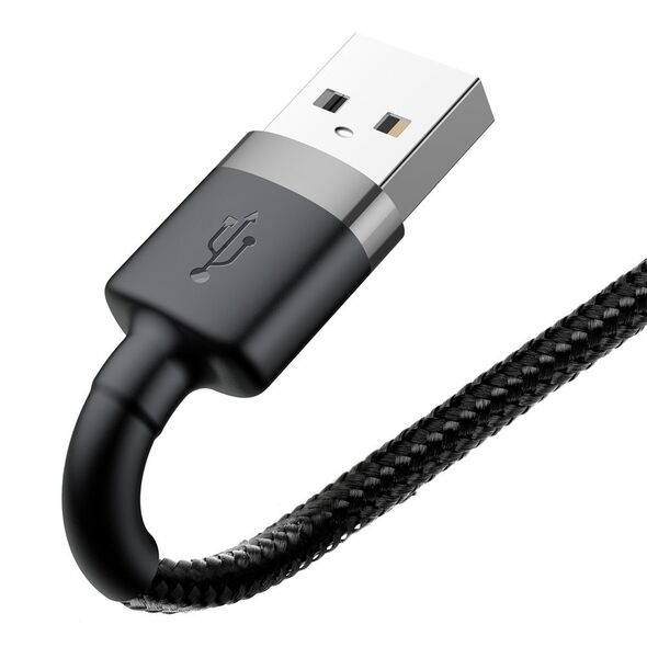 Baseus Cafule USB Lightning Cable 2,4A 1m (Gray+Black) 6953156274976