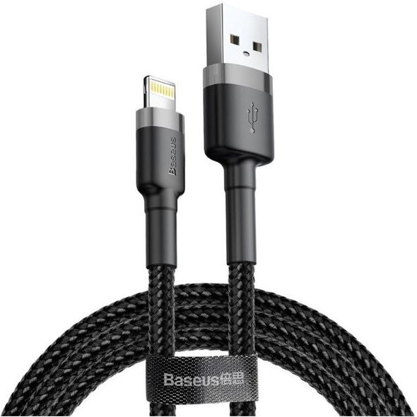 Baseus Cafule USB Lightning Cable 1,5A 2m (Gray+Black) 6953156275010