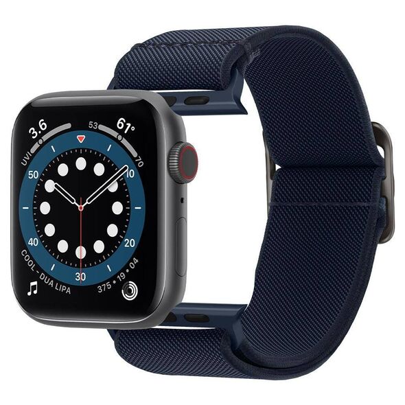 Strap for APPLE WATCH 2 / 3 / 4 / 5 / 6 / SE (42/44 MM) Spigen Fit Lite navy blue 8809756641541