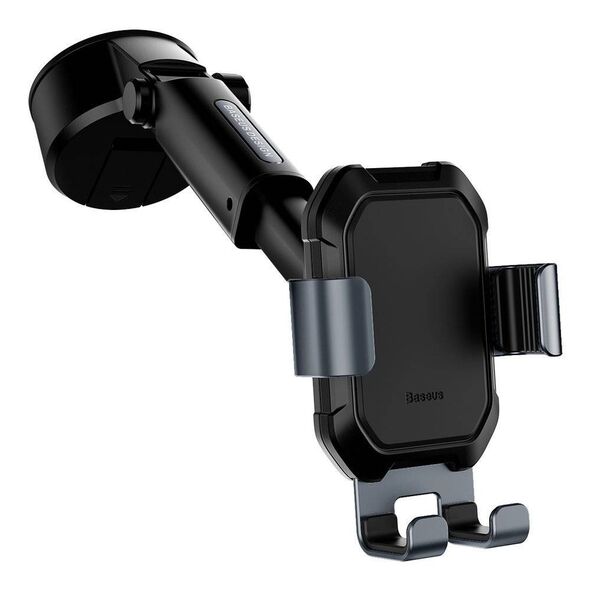 Gravity car mount for Baseus Tank phone with suction cup (black) 6953156226326