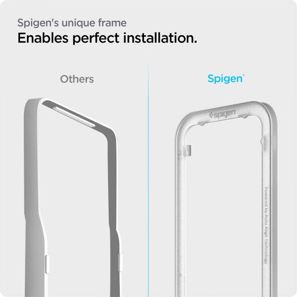 Tempered Glass IPHONE 13 / 13 PRO Spigen ALM Glass FC 2-pack black 8809811851243