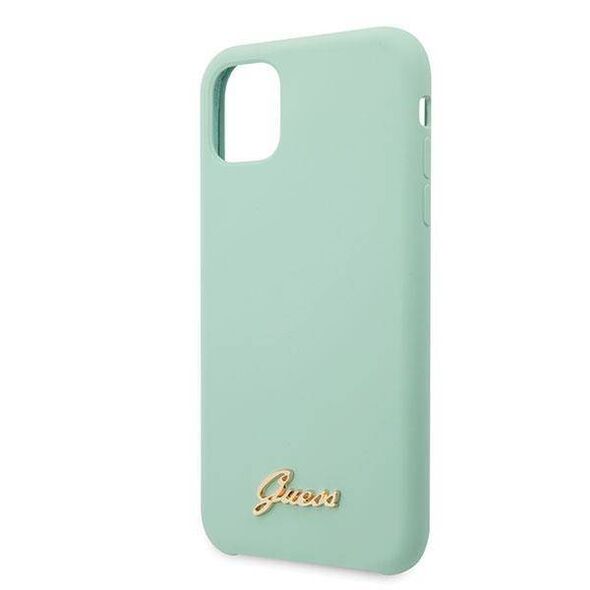 Original Case IPHONE 11 PRO MAX Guess Hard Case Silicone Vintage Gold Logo (GUHCN65LSLMGG) mint 3700740471883