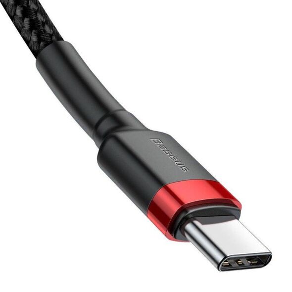 Baseus Cafule Cable USB-C PD 2.0 QC 3.0 60W 2m (Black+Red) 6953156285248