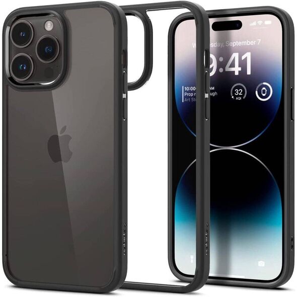 Case IPHONE 14 PRO Spigen Ultra Hybrid Matte black 8809811864588