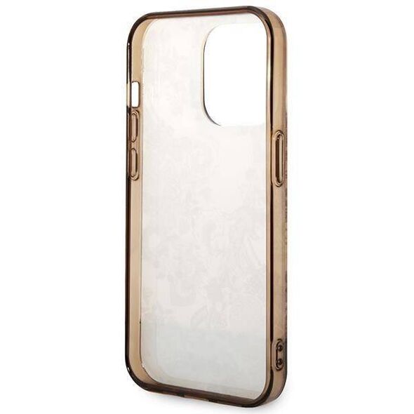 Original Case IPHONE 14 PRO Guess Hardcase Porcelain Collection gold 3666339090685