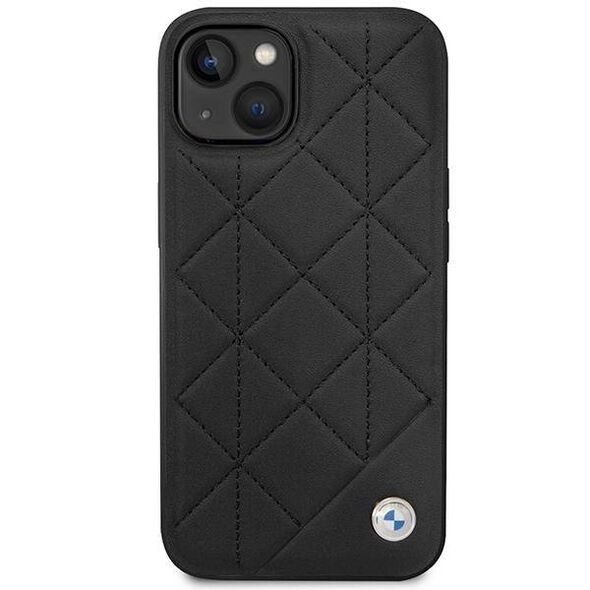 Original Case IPHONE 14 BMW Leather Quilted black 3666339066444