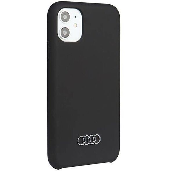 Original Case IPHONE 12 / 12 PRO Audi Silicone Case (AU-LSRIP12P-Q3/D1-BK) black 6955250224475