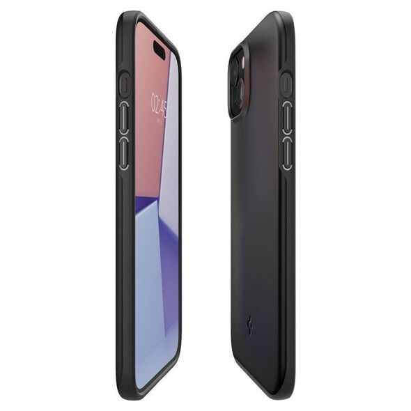 Case APPLE IPHONE 15 Spigen Thin Fit black 8809896750974