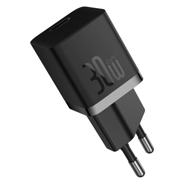 Baseus Charger Type-C, Fast Charging, GaN, 30W + Type-C Cable, 100W, 1m - Baseus (P1011090902113-00) - Cluster Black 6932172654450 έως 12 άτοκες Δόσεις