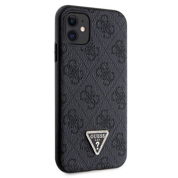 Original Case IPHONE 11 / XR Guess Hardcase Crossbody 4G Metal Logo (GUHCN61P4TDSCPK) black 3666339146702