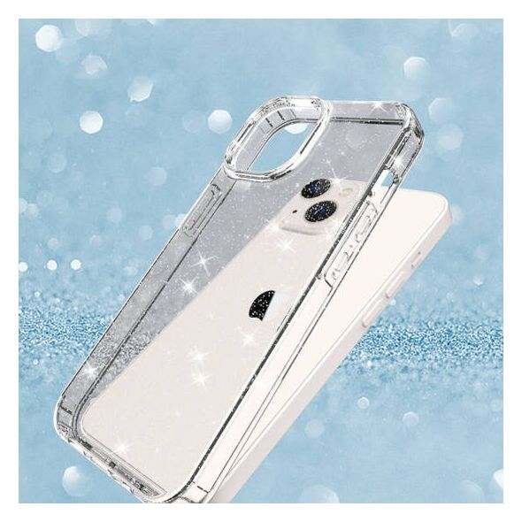 Case IPHONE 14 PRO MAX Trans Glitter transparent 5904161136378