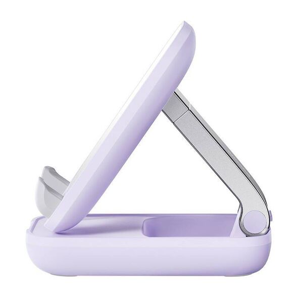 Folding phone stand Baseus with mirror (purple) 6932172629922