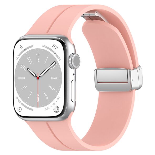 Techsuit Curea pentru Apple Watch 1/2/3/4/5/6/7/8/9/SE/SE 2/Ultra/Ultra 2 (42/44/45/49mm) - Techsuit Watchband (W011) - Pink 5949419063457 έως 12 άτοκες Δόσεις