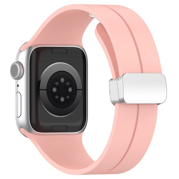 Techsuit Curea pentru Apple Watch 1/2/3/4/5/6/7/8/9/SE/SE 2/Ultra/Ultra 2 (42/44/45/49mm) - Techsuit Watchband (W011) - Pink 5949419063457 έως 12 άτοκες Δόσεις