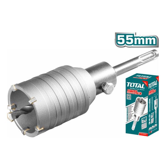 TOTAL ΔΙΑΜΑΝΤΟΚΟΡΩΝΑ ΜΠΕΤΟΥ SDS - PLUS 55mm (TAC430551) ως 12 Άτοκες Δόσεις