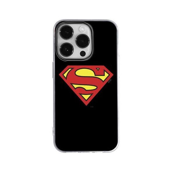 Θήκη Soft TPU DC Superman 002 Apple iPhone 14 Pro Max Μαύρο 5905131930606 5905131930606 έως και 12 άτοκες δόσεις