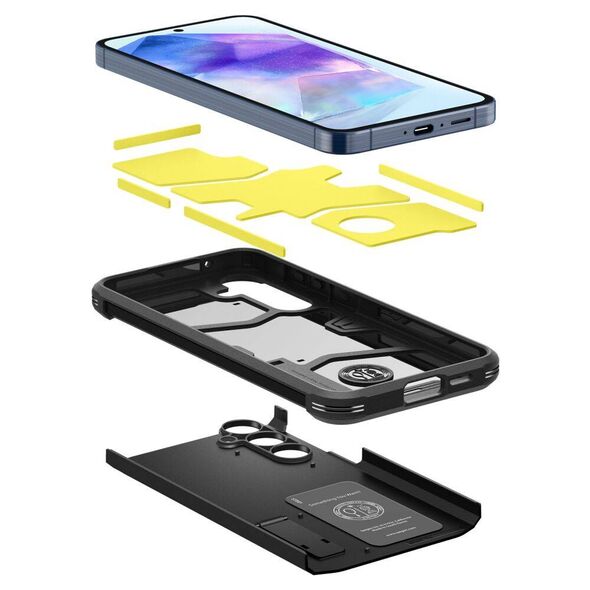 Case SAMSUNG GALAXY A55 5G Spigen Tough Armor black 8809971224437