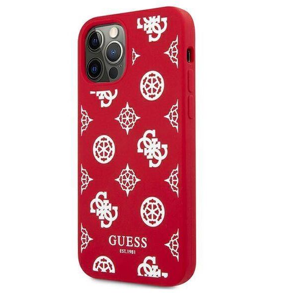 Original Case IPHONE 12 PRO MAX Guess Hard Case Peony Collection (GUHCP12LLSPEWRE) red 3666339004019