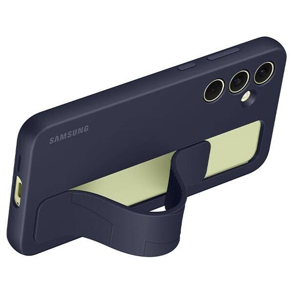 Original Case SAMSUNG GALAXY A55 5G Silicone Cover Strap (EF-GA556TBEGWW) navy blue 8806095542522