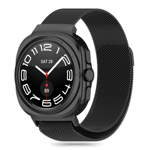 Strap for SAMSUNG GALAXY WATCH ULTRA (47MM) Tech-Protect Milaneseband black 5906302312351