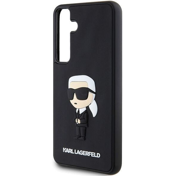 Karl Lagerfeld case for Samsung Galaxy S24 KLHCS24S3DRKINK black HC 3D RUBBER IKONIK NFT 3666339241995