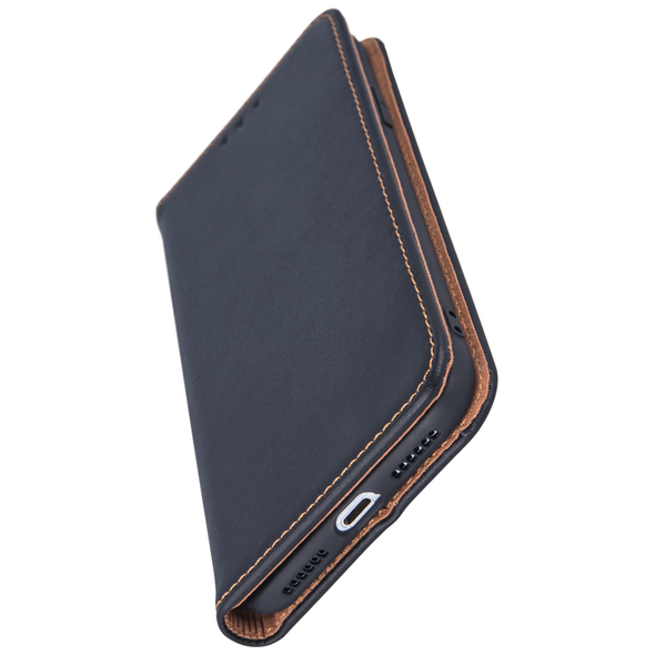 Geniune Leather Smart Pro for iPhone 15 Pro Max 6,7&quot; black 5900495421043