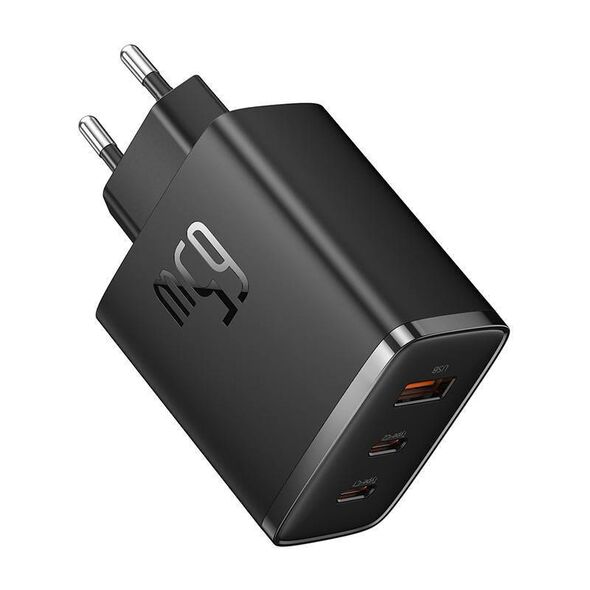 Wall charger Baseus OS-Cube Pro 2xUSB-C + USB, 65W (black) 6932172641474