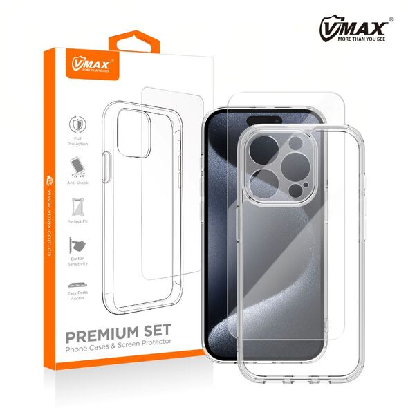 Vmax set case + glass 2,5D premium for Samsung Galaxy S24 Plus 6976757303623