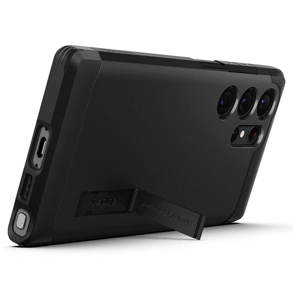 Spigen Tough Armor case for Samsung Galaxy S23 Ultra black 8809896740302