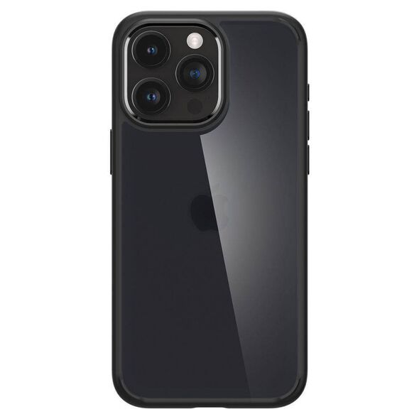 Case APPLE IPHONE 15 PRO Spigen Ultra Hybrid Crystal Frost black 8809896750400