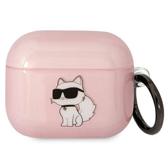 Original Case APPLE AIRPODS 3 Karl Lagerfeld Ikonik Choupette (KLA3HNCHTCP) pink 3666339088095