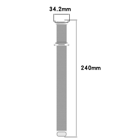 Techsuit Strap for Samsung Galaxy Watch Ultra 47mm - Techsuit Watchband 35mm (W009) - Silver 5949419219748 έως 12 άτοκες Δόσεις