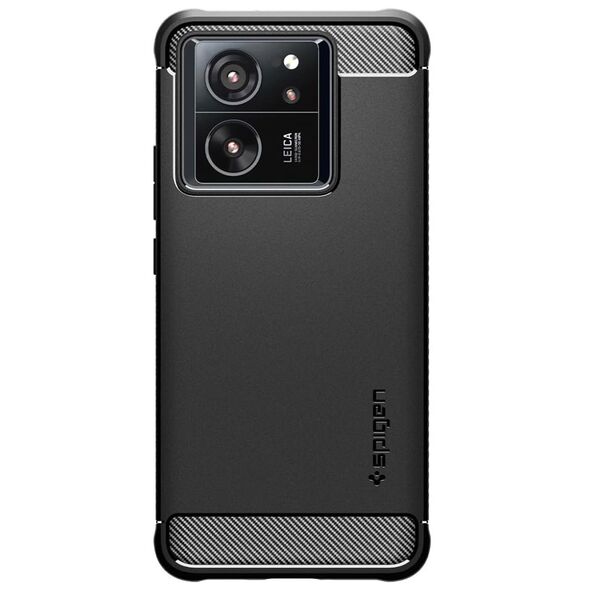 Spigen Husa pentru Xiaomi 13T / 13T Pro - Spigen Rugged Armor - Black 8809971224147 έως 12 άτοκες Δόσεις