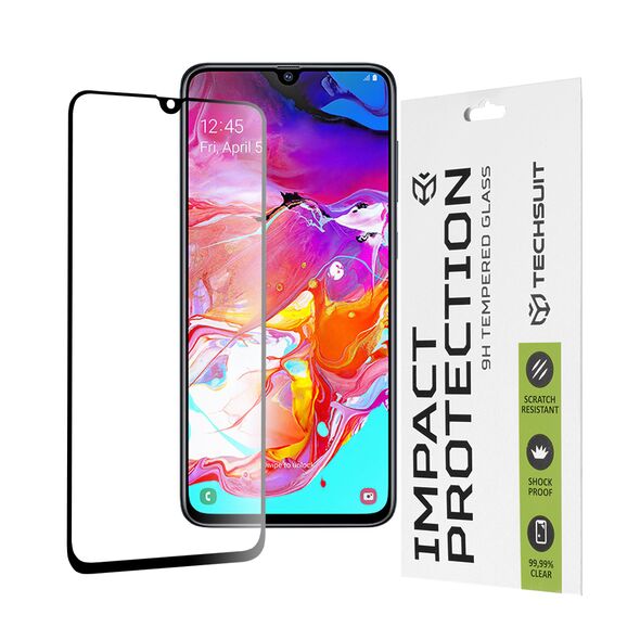 Techsuit Techsuit - 111D Full Cover / Full Glue Glass - Samsung Galaxy A70 / A70s / A90 5G - Black 5949419042001 έως 12 άτοκες Δόσεις