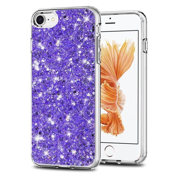 Techsuit Case for iPhone 6/ 6S - Techsuit Sparkly Glitter - Purple 5949419122215 έως 12 άτοκες Δόσεις