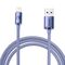 Baseus Baseus - Data Cable Crystal Shine (CAJY000105) - USB to Lightning, 2.4A, 2m - Purple 6932172602734 έως 12 άτοκες Δόσεις