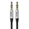 Baseus Baseus Yiven Audio Cable Cable 3.5 male Audio M30 1.5M Silver+ Black 020942 έως και 12 άτοκες δόσεις