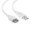 Καλώδιο Προέκτασης Σύνδεσης Male USB/ Female USB 1m Λευκό (Ασυσκεύαστο) 0111060008 0111060008 έως και 12 άτοκες δόσεις